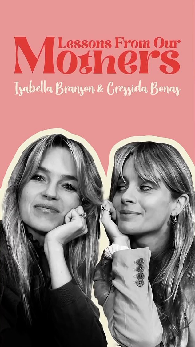 Cressida launched Lessons From Our Mothers, hosted with her half sister, Isabella Branson, for a 'series of conversations that celebrate motherhood and mothering in all its forms'