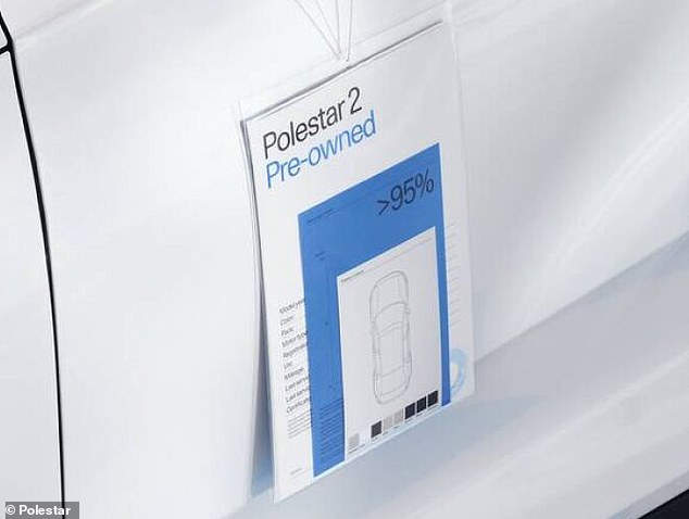 An example of one of the health certificates showing the battery health of the Polestar 2