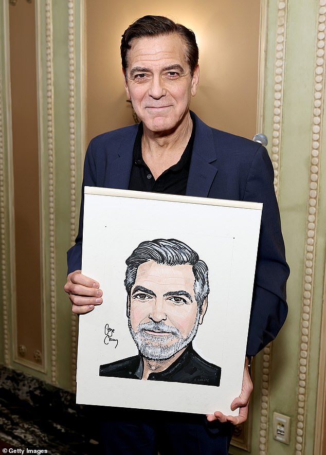 Earlier this week, Clooney (pictured Thursday) questioned what Kelly has 'done to be a journalist' during his sit-down with Patti LuPone for Variety's Actors on Actors: Broadway series.