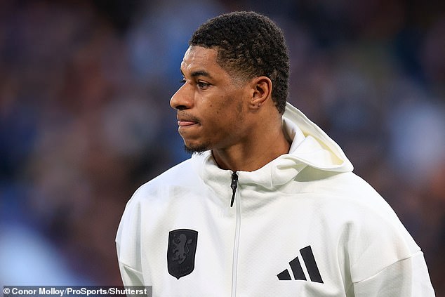 Rashford has started to rediscover his best form with Aston Villa after leaving Man United