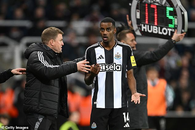 Newcastle currently have Alexander Isak up front but Rashford could partner him out wide