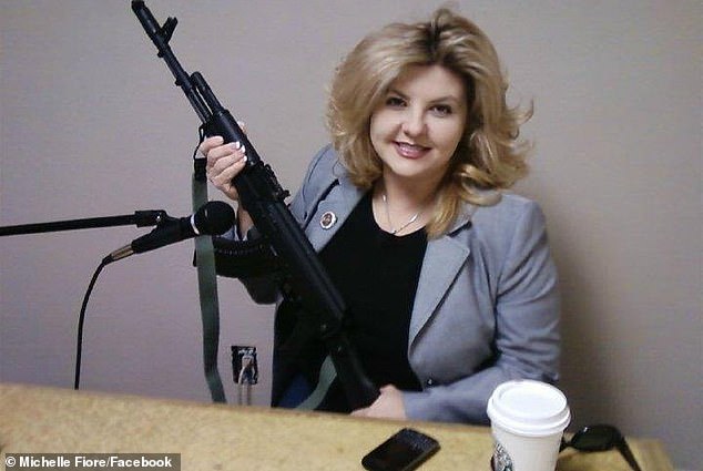 Fiore frequently professed her support for the Second Amendment, posing with rifles on numerous occasions
