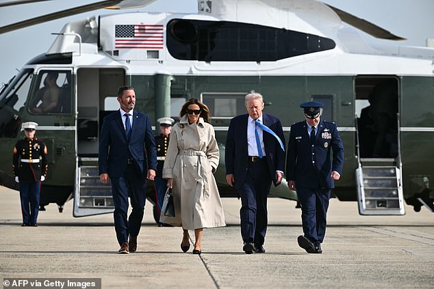 It's one of the rare events Melania will attend alongside the president, as she has remained a private figure throughout most of his second term