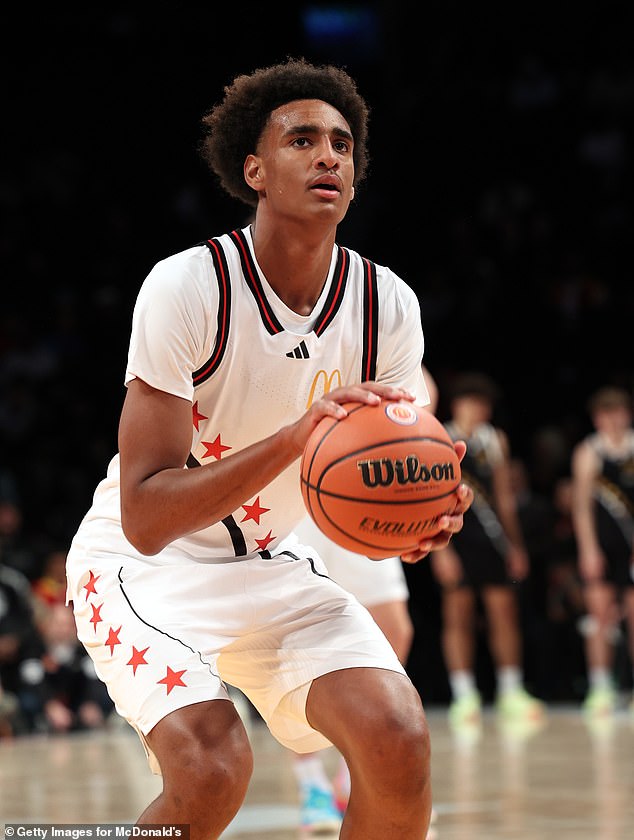 Alijah Arenas seen on the court during the 48th Annual McDonald's All-American Game