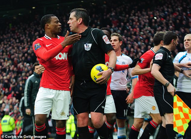 The two were infamously involved in a row in 2011 while they played for United and Liverpool