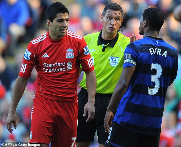 Suarez was charged by the FA for racial abuse towards Evra following their controversial row