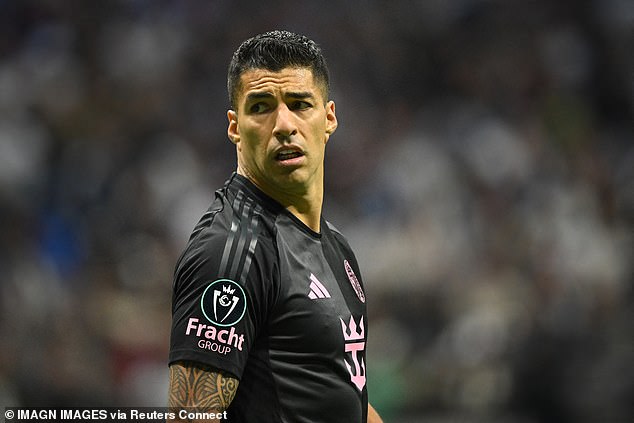 Suarez now plays in the MLS at David Beckham-owned Inter Miami alongside Lionel Messi