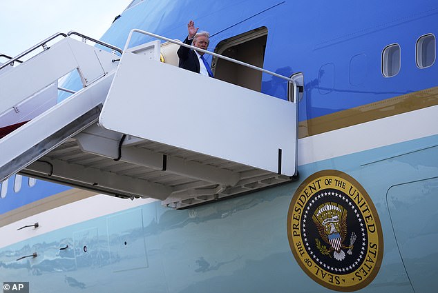 'I’ll take her for dinner on the Boeing,' said Trump