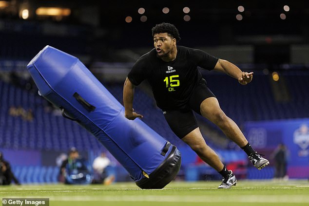The defensive tackle was the No 21 overall pick in Thursday night's first round of the draft