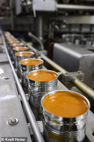 The cans are filled at a rate of 1,200 every minute