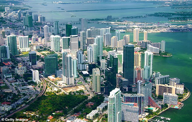 The Virginia Tech study highlight many more iconic cities at risk of flooding, with Miami facing some of the highest risks