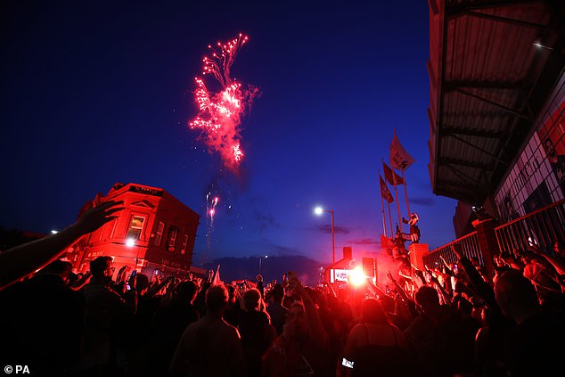 Fans were not allowed to be in the stadium and many missed out on a proper celebration due to the coronavirus pandemic