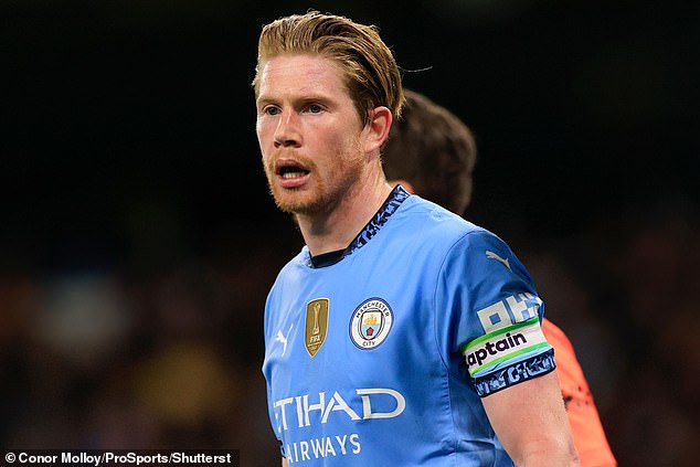Guardiola considers ending Kevin De Bruyne's Man City career one of his toughest moments