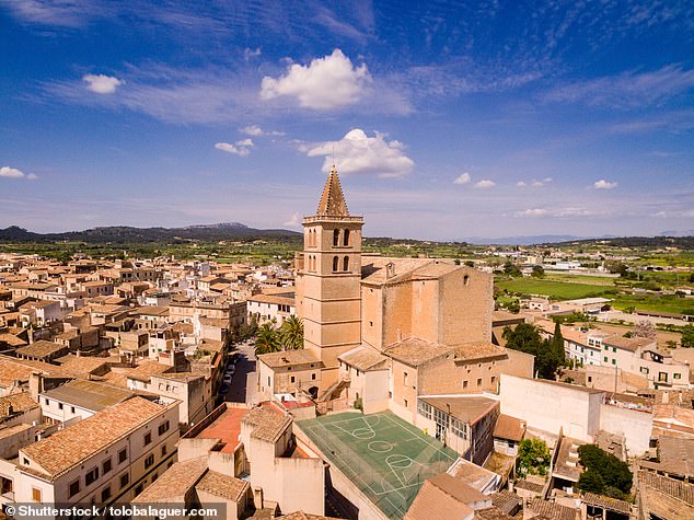 The sleepy village of Porreres on the island of Mallorca, which found itself in a copyright row with Meghan Markle