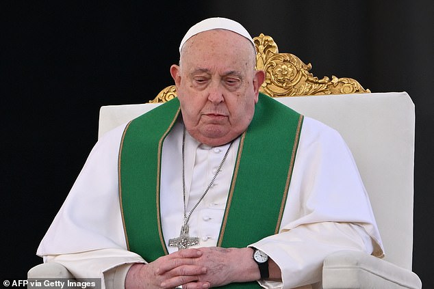 Following the death of Pope Francis (pictured) who died at 88 on Easter Monday, Lee is calling on his successor to finally reveal the Vatican's hidden knowledge of alien phenomena