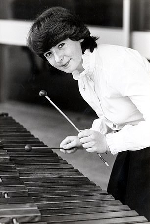 Key to success: Dame Evelyn Glennie age 16 playing at the Royal Festival Hall