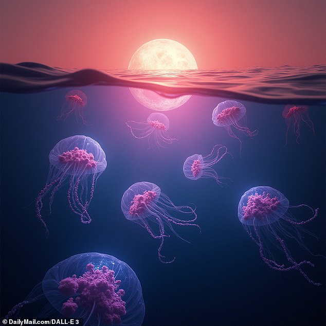 Text-to-image model DALL-E 3 also determined that the recent study of K2-18b supports the existence of a jellyfish-like creature in the planet's oceans