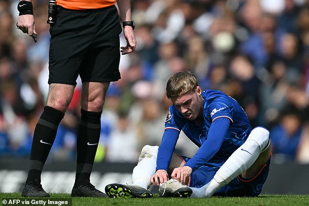 It came after another disappointing afternoon Palmer, who failed to sore in his 17th straight game for the Blues
