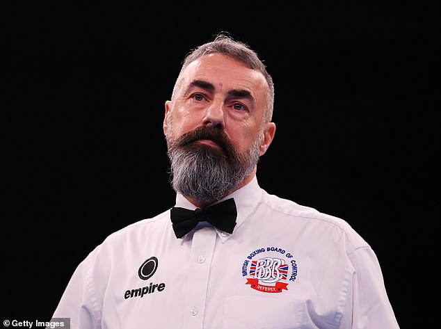 Lee Every (pictured) was one of the three judges who scored the fight 116-112 in Eubank's favour at the Tottenham Hotspurs Stadium