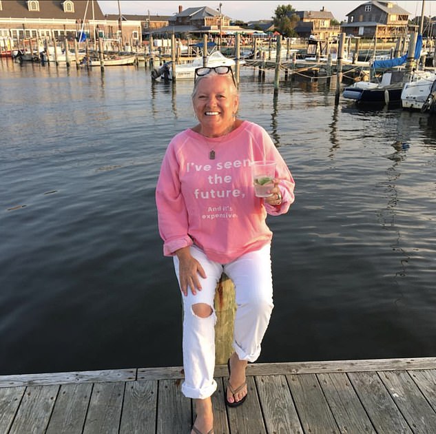 Kevin McMahon finally learned the truth in 2020 when Carol Vignola, 66, pictured, the woman he knew as his sister, submitted her DNA to Ancestry.com and discovered she had a biological brother she had been completely unaware of