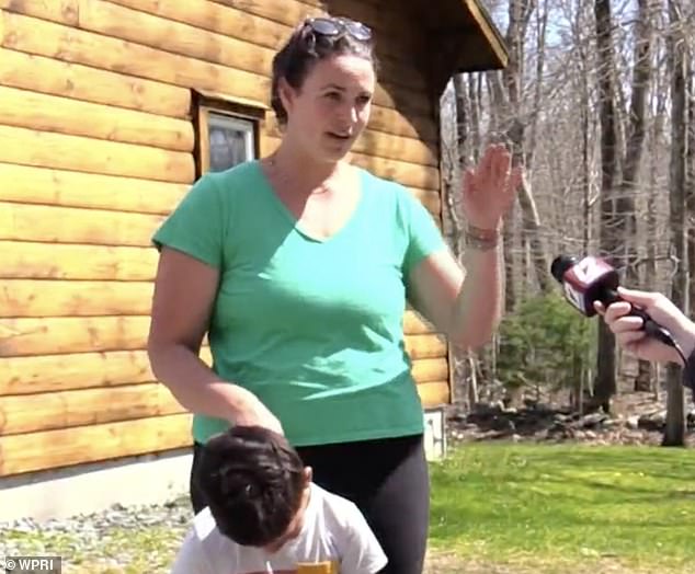 Mom, Hayley, noted how her son remained calm throughout the ordeal
