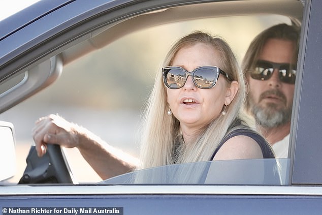 Virginia Giuffre is pictured here alongside her brother earlier this month in western Australia