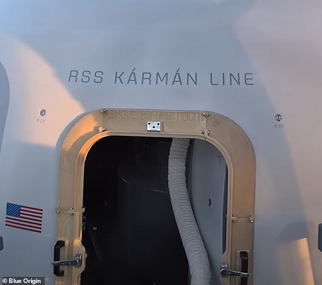 Closer inspection of the 'disappearing' panel shows that it is marked with a sign reading: 'REMOVE BEFORE FLIGHT'