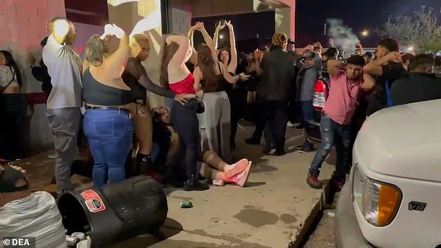 Tren de Aragua, MS-13, and Hell's Angels gang members are known to frequent the underground club. It is unclear how many members were there at the time of the raid