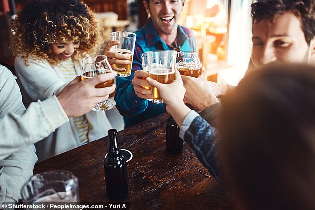 Regular pub-goers will now be able to impress their friends with this simple manoeuvre - something worth a cheers. (Stock image)