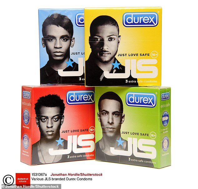 Boyband JLS released a condom range with Durex in 2010. The range, called Just Love Safe, was created in the hope of encouraging people to have safe sex