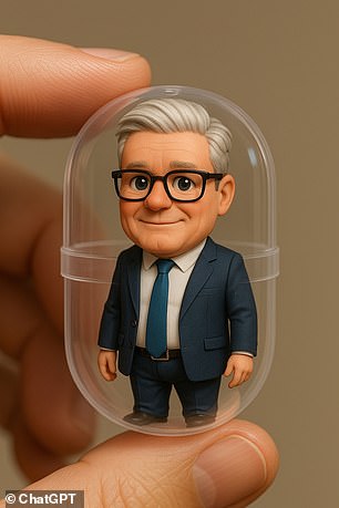 MailOnline used the tool to create a Chibi figure of Keir Starmer