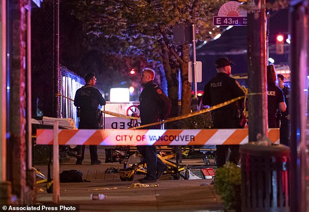 The attack on Saturday night killed at least 11 people in downtown Vancouver