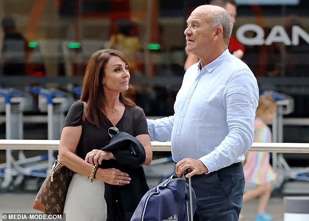 The timing of Lewis and Lynda Adams (pictured together) going public with their relationship was questioned by family members