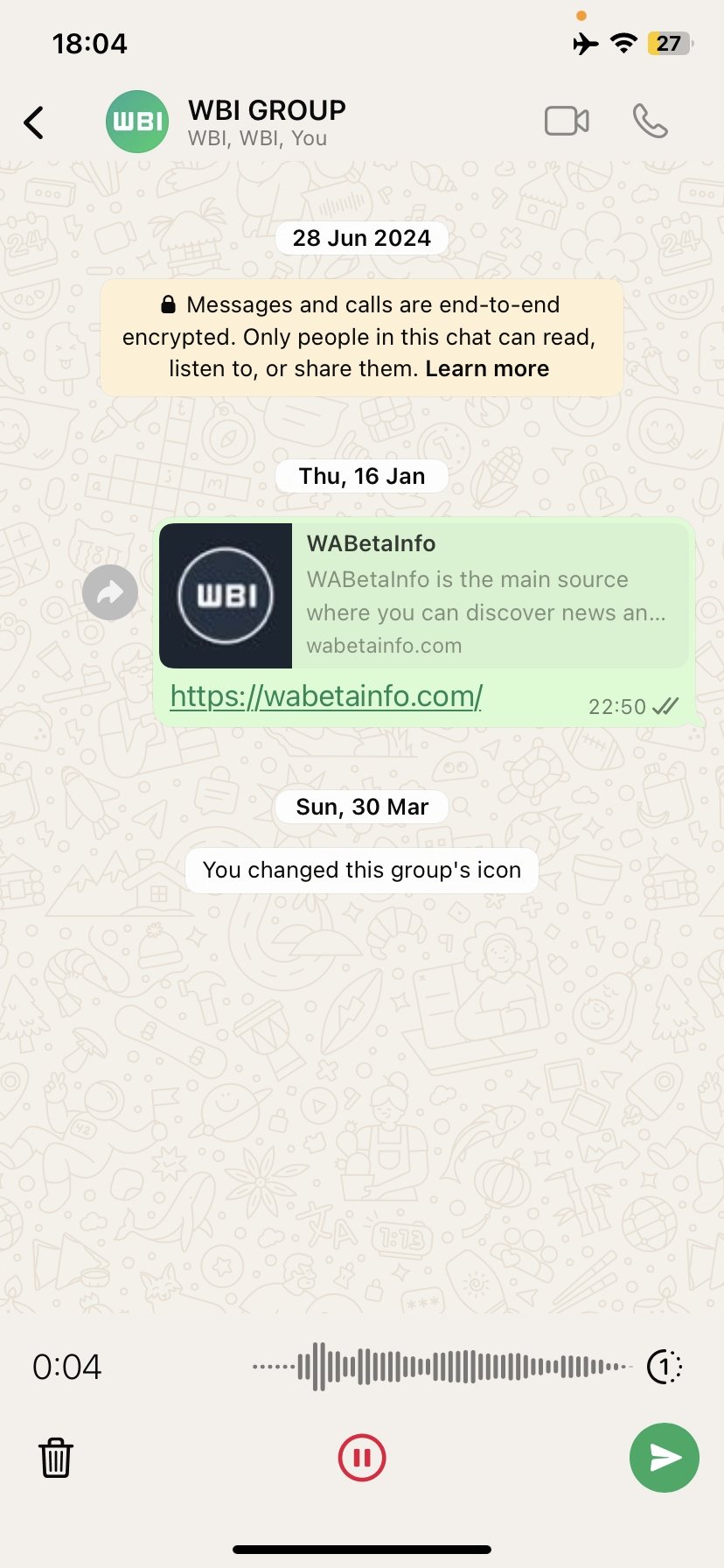 This screenshot shows the new WhatsApp feature.  — WABetaInfo