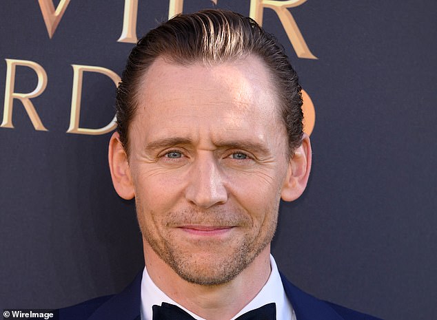 The results showed that stubble boosted perceived attractiveness - and in turn, made men seem more trustworthy. Pictured: Tom Hiddleston