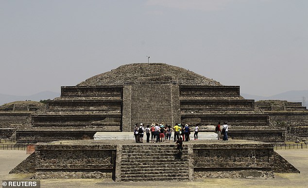 Gómez led the excavation project, known as the Tlalocan Project, starting in 2003 after a sinkhole revealed the tunnel's entrance at the Feathered Serpent Pyramid (pictured)