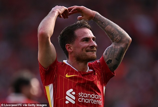 Chris Sutton: 'Mac Allister, Ryan Gravenberch, and Dominik Szoboszlai, those three midfield players have been a constant. They were essential for Liverpool this season.' Listen here