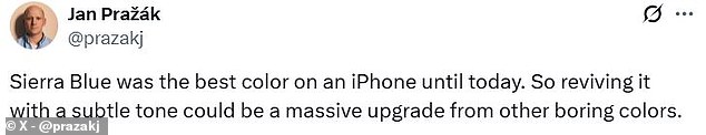 One commenter said that the similarity to Sierra Blue was a big plus for the potential new colour