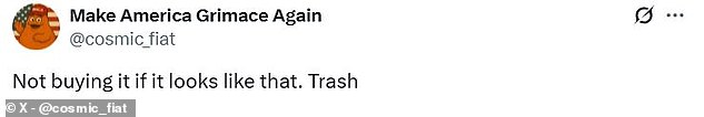 Another Apple fan bluntly called the new design 'trash'