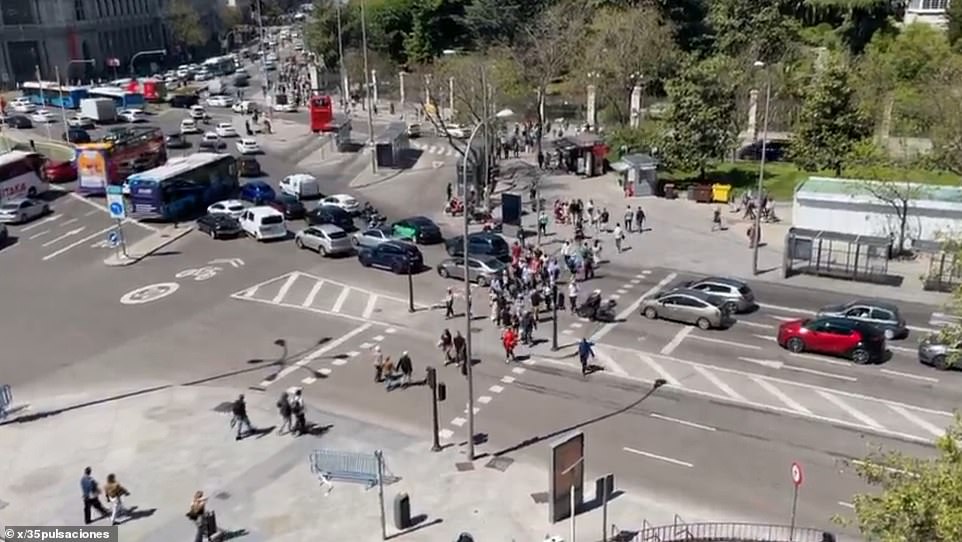The outage is reported to have forced the closure of tram systems in Spain