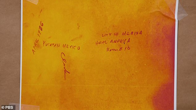 Clutched in his hands was a striking painting by Ed Clark, complete with a handwritten inscription dating it to April 1976
