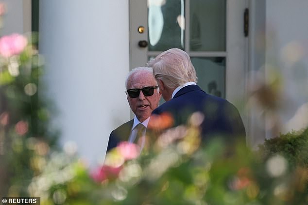 Trump gets in a private word with Jeffrey Lurie, the team owner and fellow Palm Beach resident
