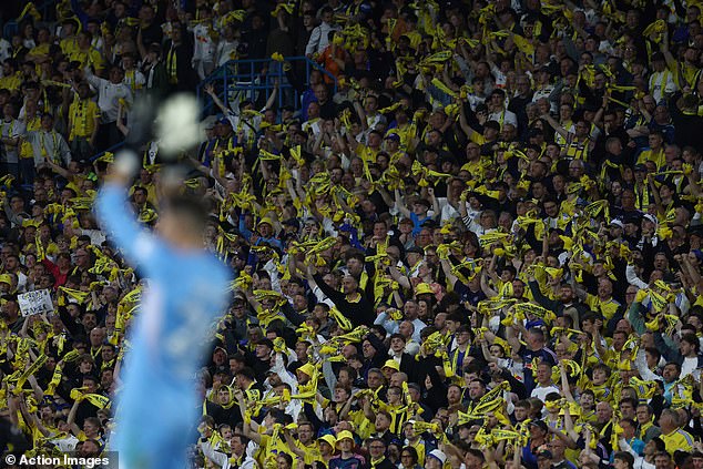 It was a night to remember for Leeds United fans with yellow scarves placed on every seat
