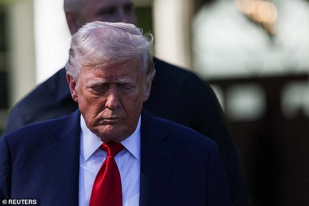 President Donald Trump at the White House in Washington, D.C.