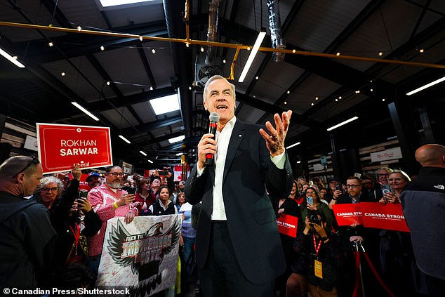 Mark Carney (pictured) will retain his title of Canadian Prime Minister after the country's federal elections projected his Liberal Party to have a majority in parliament