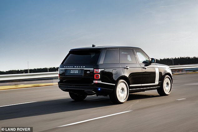 Range Rover Sentinels are fitted with 5.0-litre V8 engines - not what you'd call frugal or green
