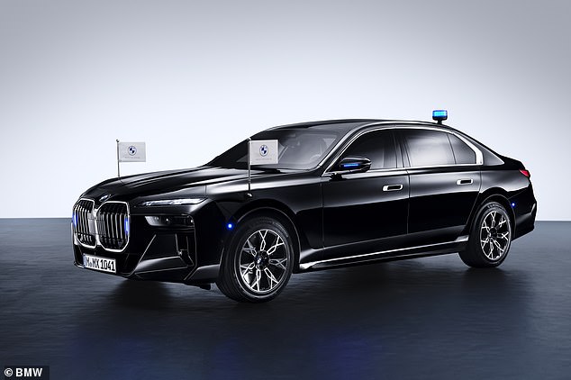 There is an armoured electric limo already available on the market - the BMW i7 Protection, launched in 2023