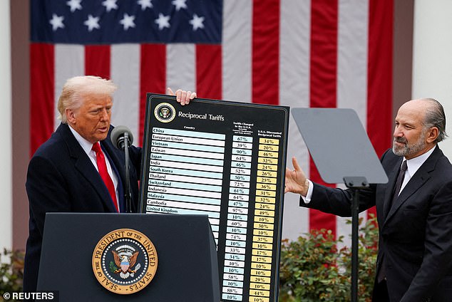It's the first time since the inauguration voters have admitted their views have become more negative, with his bold tariff policies sparking a furious international response and volatility in the markets