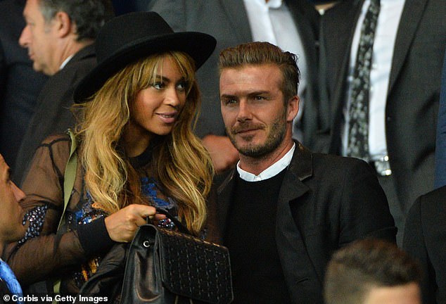 David Beckham's arrival at PSG in 2013 boosted their image (seen with Beyonce at a game)