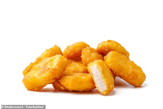 The breakthrough puts scientists one step closer to developing lab grown chicken nuggets (stock image)